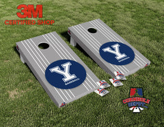 Yale Baseball  Cornhole Board Vinyl Wrap Skins Laminated Sticker Set Decal