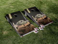 Yoda  Cornhole Board  Vinyl Wrap Skins  Laminated Sticker Decal Set