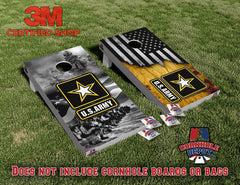 Jeff~ 2 Milwaukee Brewers, 2 Brewers mashup, 2 Wisconsin mash up, 1 Home of the Free and 1 Tito's, 1 Jeff and Shannon 2'x2' and 1 Army Cornhole Board Vinyl Wrap Skins Laminated Sticker Set Decal