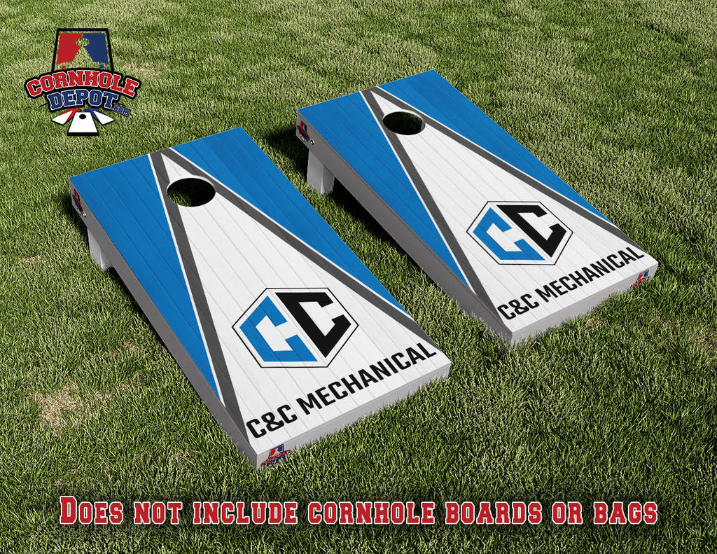 JONATHAN~ Kerr's, 1 C+C, 1 Duke, 1 Braves/Bananas split set and 1 Premier Cornhole Board Vinyl Wrap Skins Laminated Sticker Set Decal