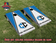 JONATHAN~ Kerr's, 1 C+C, 1 Duke, 1 Braves/Bananas split set and 1 Premier Cornhole Board Vinyl Wrap Skins Laminated Sticker Set Decal