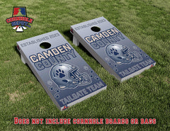 Tommie~ 3 sets:  1 Jacksonville Jaguars DUUUVAL Splattered, 1 Jacksonville Jaguars and 1 Camden Cornhole Board Vinyl Wrap Laminated Sticker Set Decal