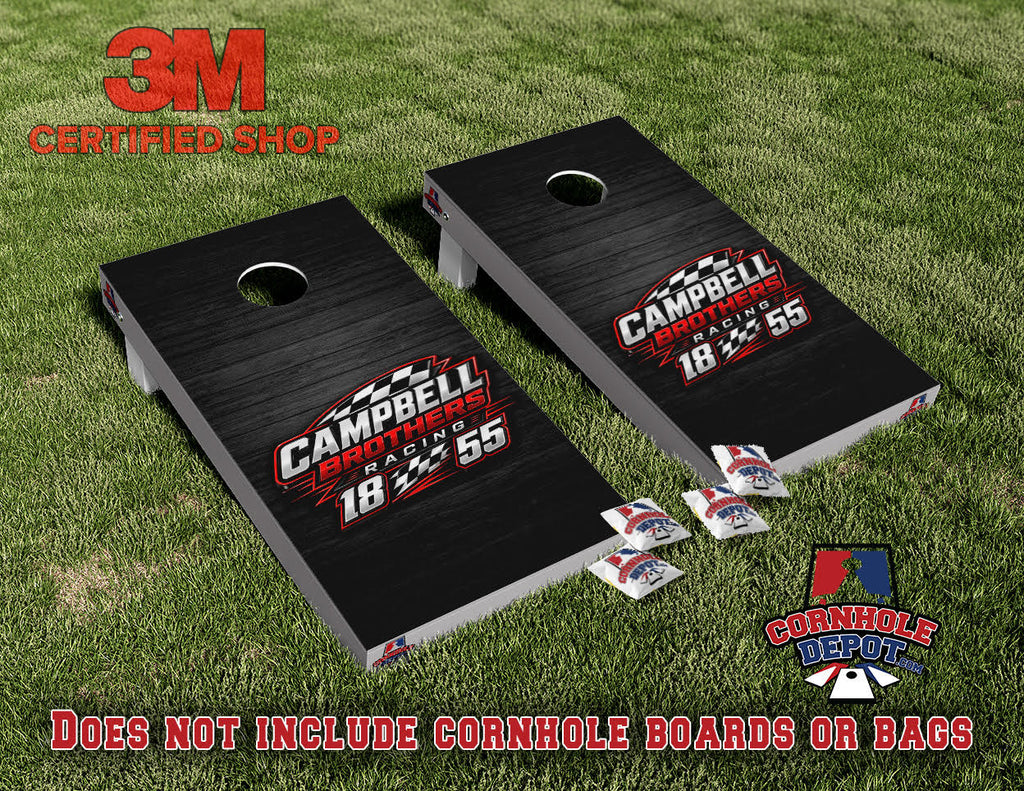 Jonathan~ 10 SETS: 2 Bourbon,1 Bear, 1 Harley Black and White, 1 Schaefers, 1 Salty palms, 1 Coral oak, 1 2nd Amendment, 1 Forest, 1 Campbell  Cornhole Board Vinyl Wrap Laminated Sticker Set Decal