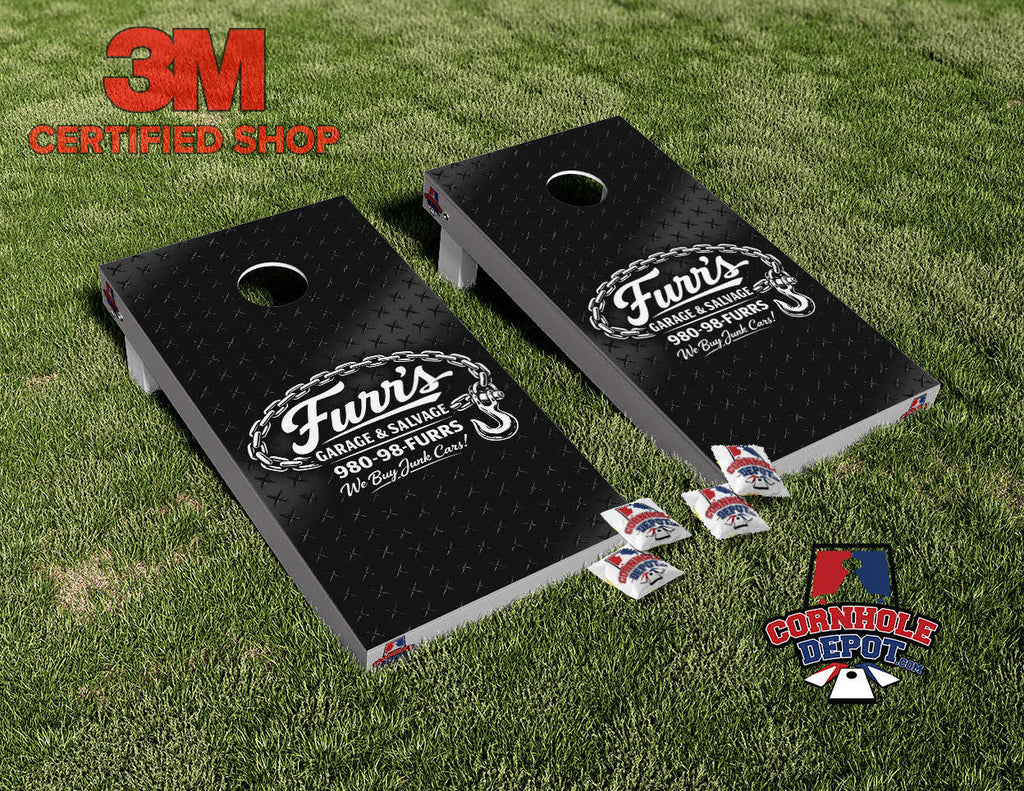 Jonathan~ 1 The Doyles, 1 Joshua, 1 BBH, 1 NZ, 1 FURRS Cornhole Board Vinyl Wrap Skins Laminated Sticker Set Decal
