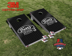 Jonathan~ 1 The Doyles, 1 Joshua, 1 BBH, 1 NZ, 1 FURRS Cornhole Board Vinyl Wrap Skins Laminated Sticker Set Decal