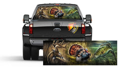 Hunting Deer Turkey Sea Bass Rear Window Perforated Graphic Decal Sticker Trucks Cars Campers RV SUV&nbsp;
