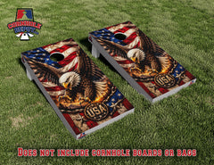 Jeff~4 sets: 1 Orioles/Brewers, 1 Packers, 1 Trash Pandas and 1 USA Cornhole Board Vinyl Wrap Skins Laminated Sticker Set Decal