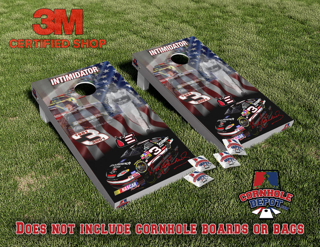 Jonathan~ 1 Intimidator, 1 Clemson paw, 1 Miller, 1 Steelers, 1 Conleys, 1 Steelers/Vikings Cornhole Board Vinyl Wrap Laminated Sticker Set Decal