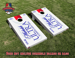 Michelob Cornhole Board Vinyl Wrap Skins Laminated Sticker Set Decal