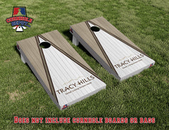 Tracy Hills Cornhole Board Vinyl Wrap Skins Laminated Sticker Set Decal