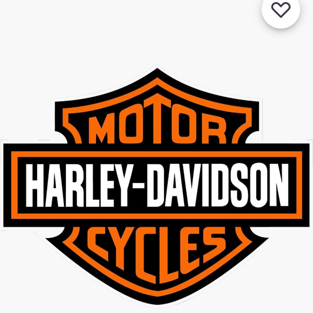 2 Harley Davidson Vinyl Laminated Sticker Size 10" x 14"