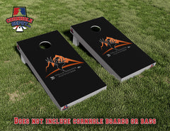 Valle Grande Cornhole Board Vinyl Wrap Skins Laminated Sticker Set Decal