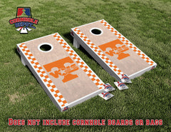 Nicholas ~ 1 Woodlee and 1 Tennessee  Cornhole Board Vinyl Wrap Skins Laminated Sticker Set Decal