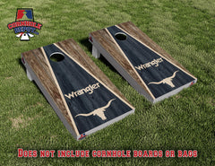 Wrangler Cornhole Board Vinyl Wrap Skins Laminated Sticker Set Decal