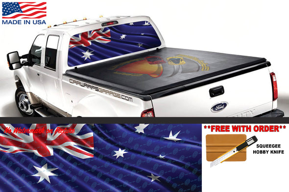 Australian Flag  Rear Window Graphic Decal Truck