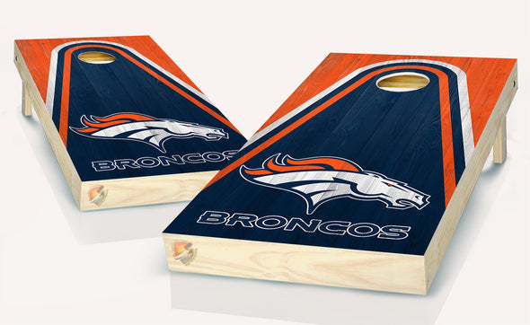 Broncos Denver Cornhole Board Vinyl Wrap Skins Laminated Sticker Decal Set