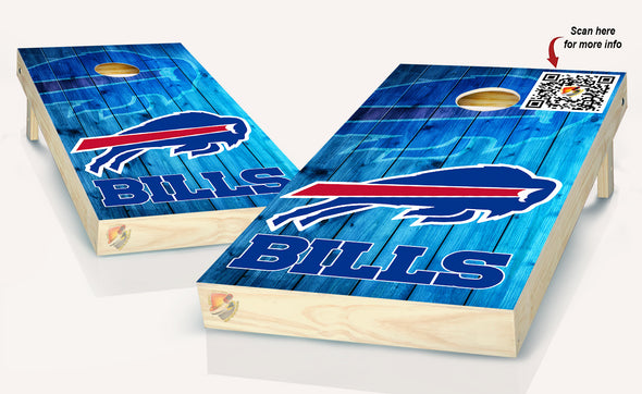 Buffalo Bills Blue Board Cornhole Board Vinyl Wrap Skins Laminated Sticker Set Decal