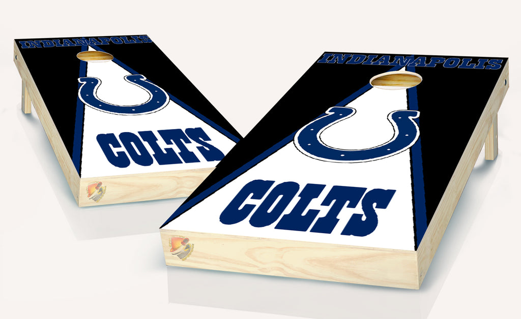 Colts Indianapolis  Cornhole Board Vinyl Wrap Laminated Sticker Set Decal