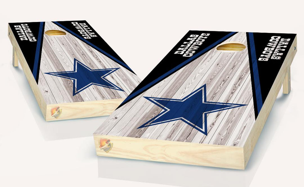 Dallas Cowboys Cornhole  Board Vinyl Wrap Laminated Sticker Set Decal