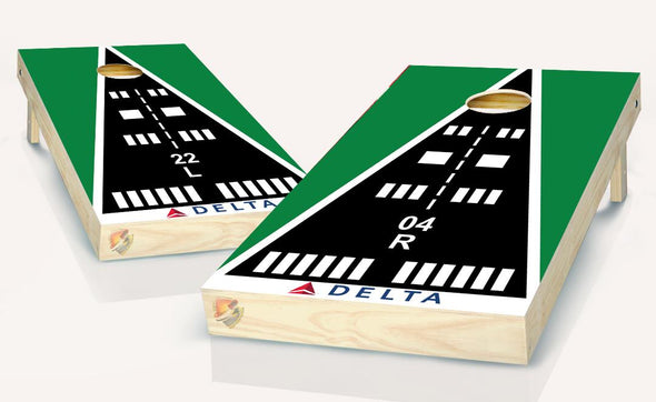 Delta Cornhole Board Vinyl Wrap Laminated Sticker Set