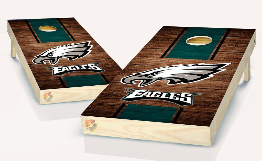 Eagles Philadelphia Cornhole Board Vinyl Wrap Laminated Sticker Set Decal