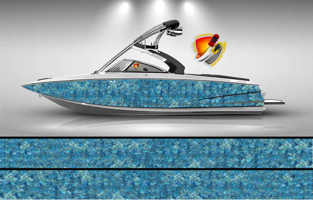 Blue Marlin Fish Vinyl Boat Wrap Decal Fishing Bass Pontoon, 60% OFF