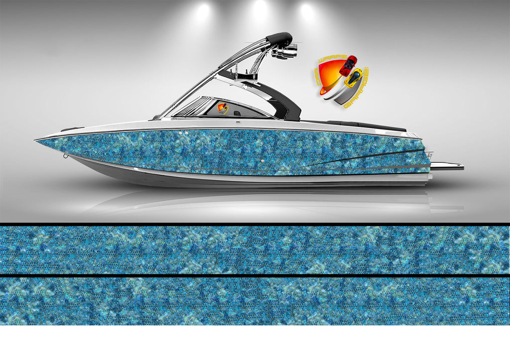 Set Of 4 Custom Color Regal Boat Hull Decals – Glossy Finish, Fishing & Watersports