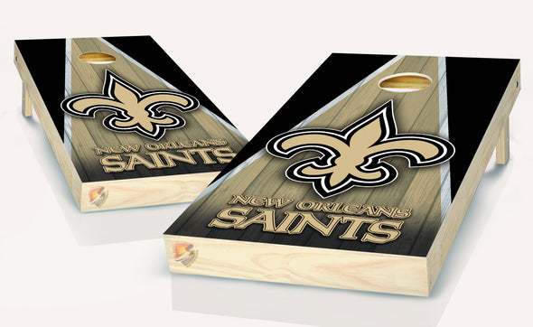 New Orleans Saints Cornhole Board Vinyl Wrap Laminated Decal Sticker Set