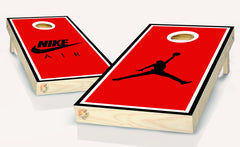 Nike AIr Shoes Cornhole Board Vinyl Wrap Skins Laminated Sticker Set Decal