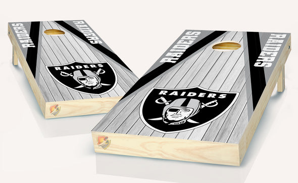 Raiders Las Vegas Cornhole Board Vinyl Wrap Skins Laminated Sticker Decal Set