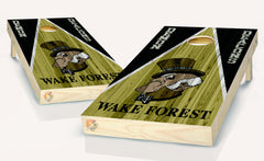Wake Forest Cornhole Board Vinyl Wrap Laminated Sticker Set Decal