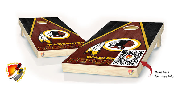 Washington Redskins Cornhole Board Vinyl Wrap Laminated Sticker Set Decal