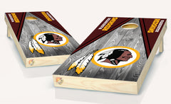 Washington Redskins Cornhole  Board Vinyl Wrap Laminated Sticker Set Decal